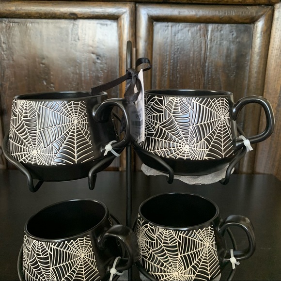 Spider Webs Halloween Mug Stack with Stand - Coco & Lola - Picture 8 of 15